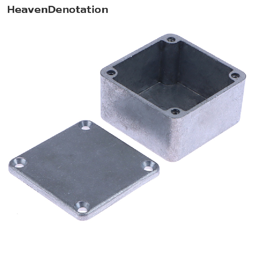 [HeavenDenotation] Aluminium Enclosure Electronic Diecast Stompbox Project Box 1590LB 50 * 50 * 3mm HDV