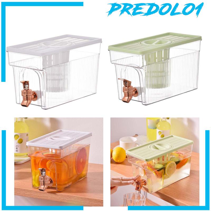 [Predolo1] Dispenser Minuman Wadah Air Isi Ulang Bening 3L Untuk Jus Es