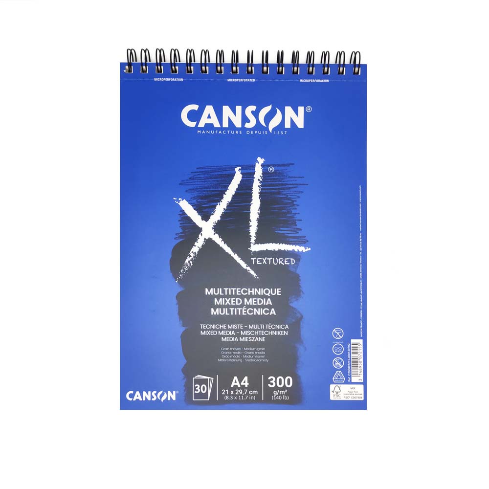 

Canson Mix Media Kertas Sketsa Gambar Lukis A4 30 Lembar Bertekstur