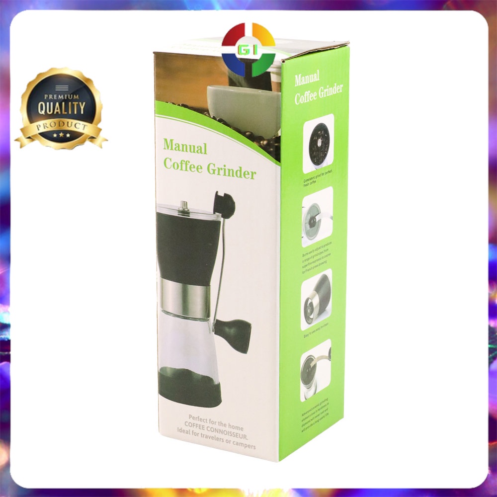 Alat Penggiling Kopi Manual Coffee Grinder Black