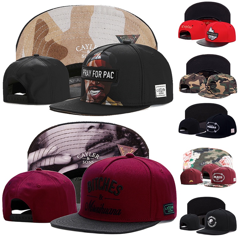 [cayler And sons cap] vintage Topi snapback Untuk Pria Anak Muda hip-hop Pasang Merek Topi Olahraga Luar Ruangan Pelindung Matahari Topi Untuk Wanita Mode Topi Yang Dapat Disesuaikan