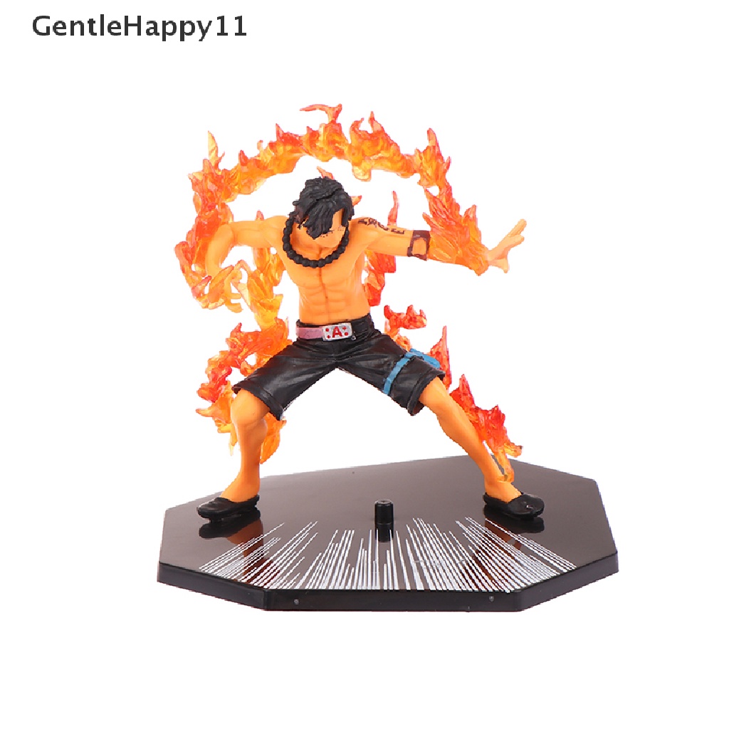 Gentlehappy 18cm One Piece Figure Fire Fist Portgas · D · Ace Monkey · D · Luffy Model Mainan id