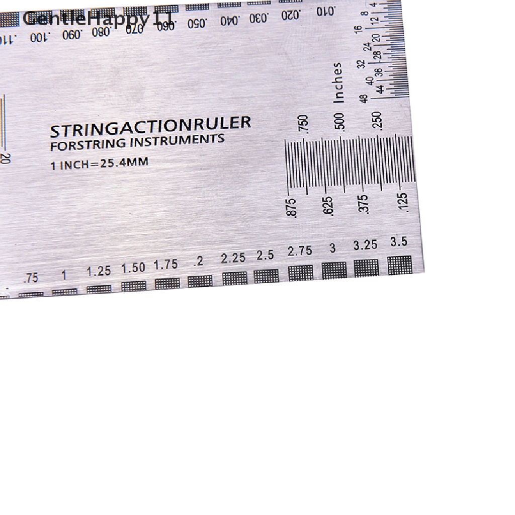 Gentlehappy Steel String Action Gauge Ruler Guide Setup Pengukur Luthier Untuk Gitar Bass id