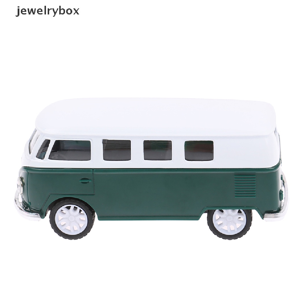 [jewelrybox] 1: 32 Bus Alloy Diecasts Mainan Pull Back Model Mobil Mainan Koleksi Untuk Anak Butik