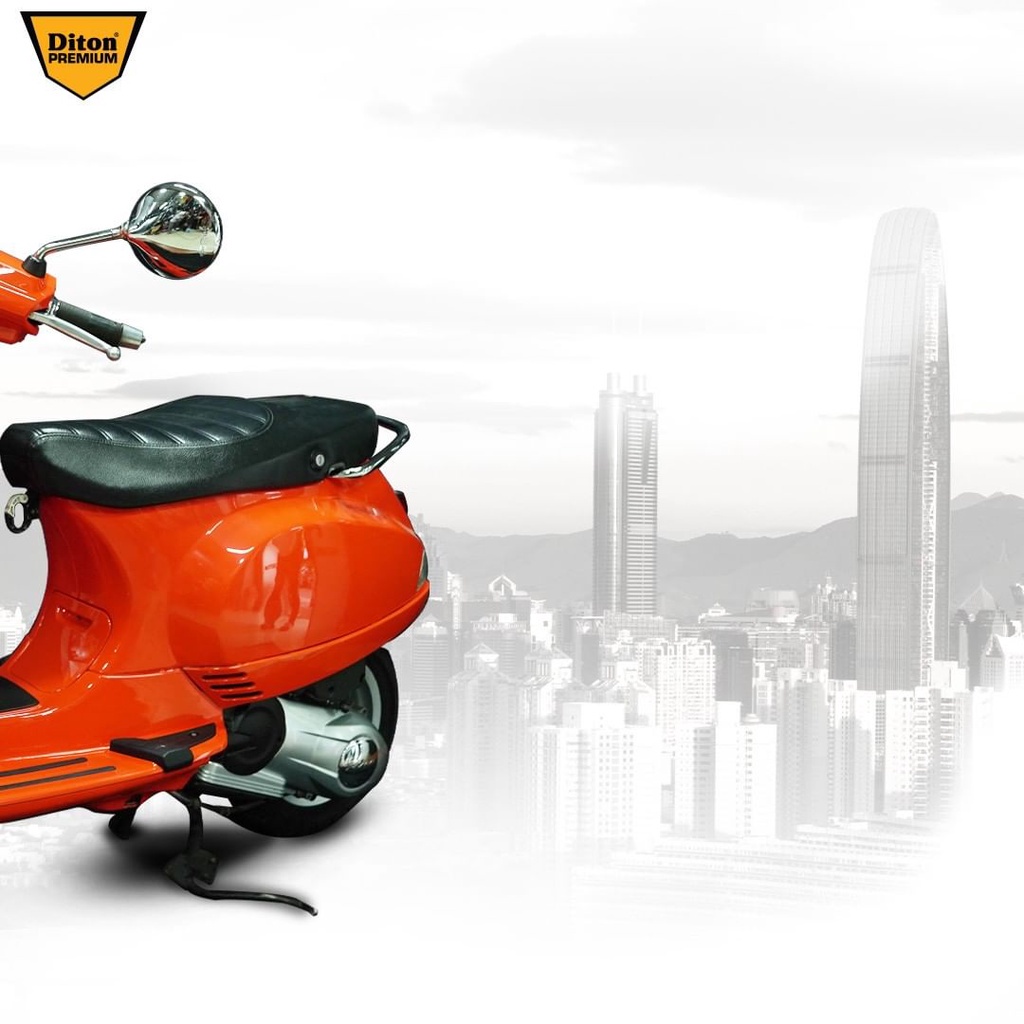 DITON Premium Pilok Pilox Cat Semprot Warna Vespa Colors - V9485** Orange Tramonto (400cc)