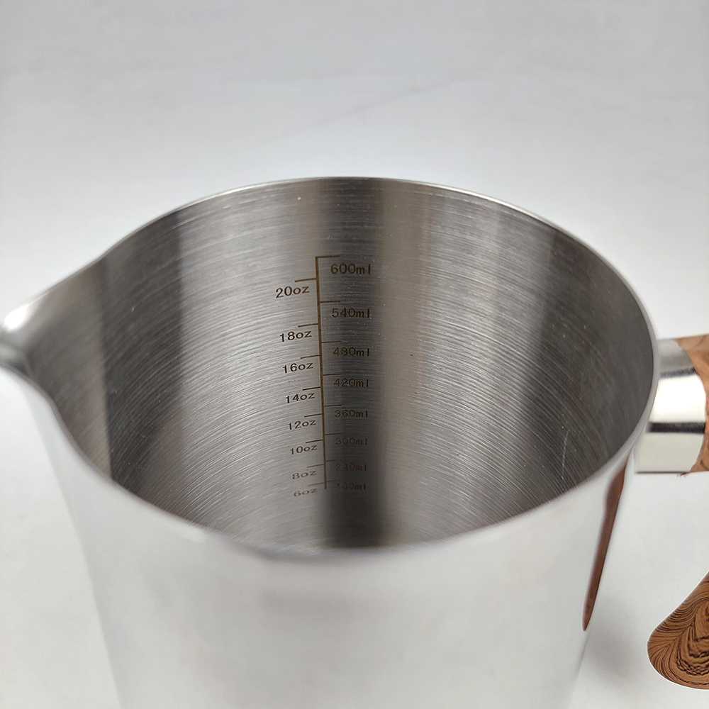 DROHOEY Gelas Susu Milk Jug Espresso Latte Art Stainless Steel 600ml - DRH600 ( Al-Yusi )