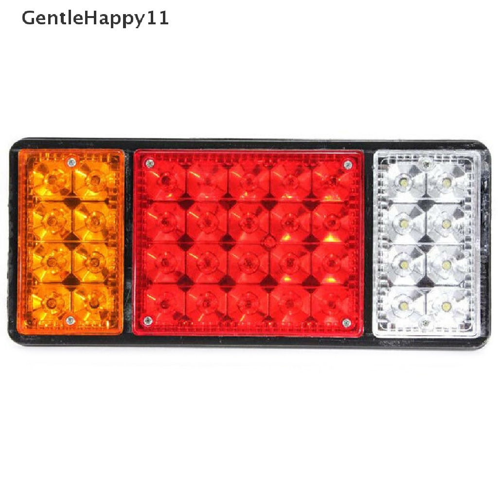 Gentlehappy 12V 36LED Rear Tail Light Rem Stop Indikator Lampu Trailer Truk Van Caravan id