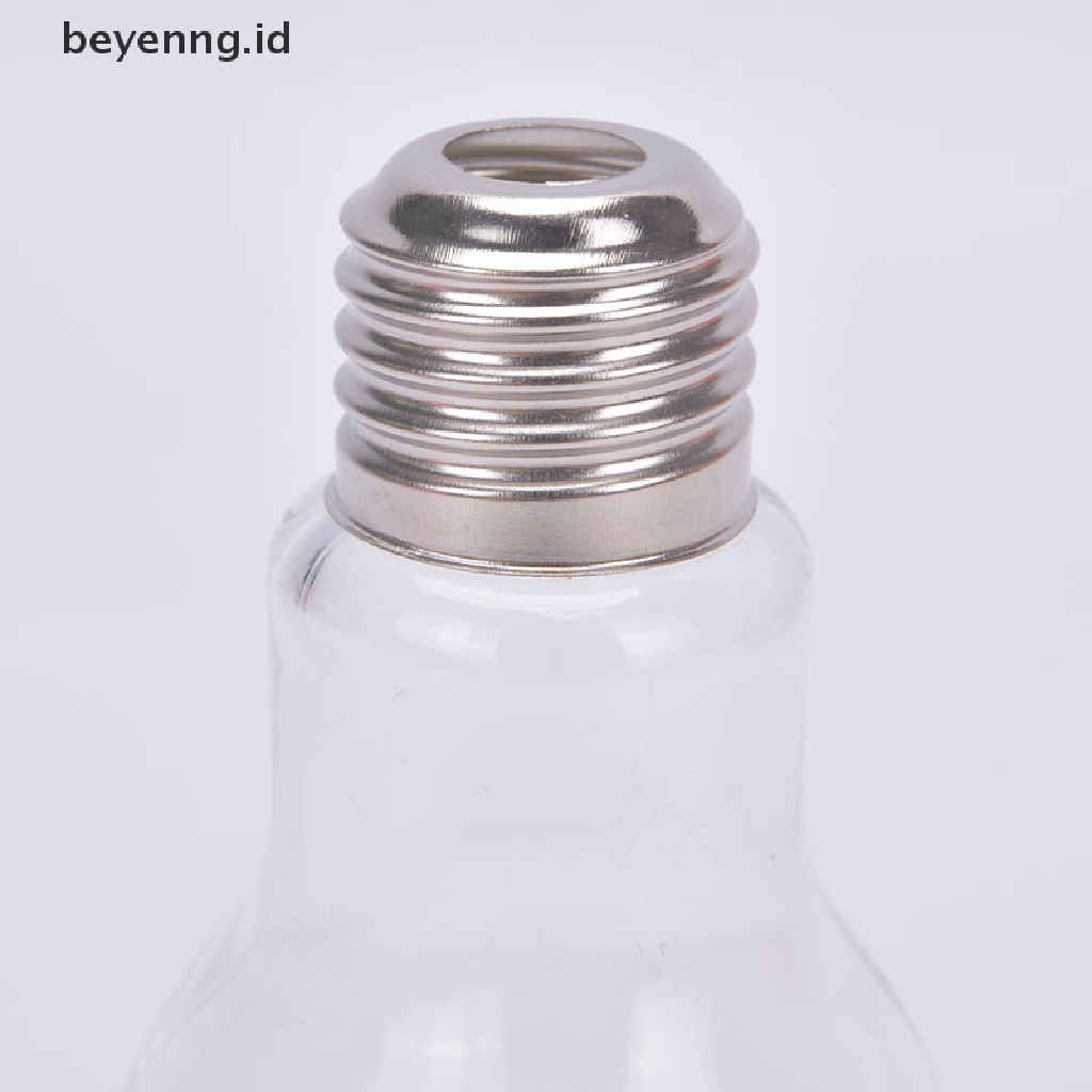 Beyen 100ml Lampu Bohlam Transparan Vas Kaca Fashion Vas Bunga Hadiah Rumah ID