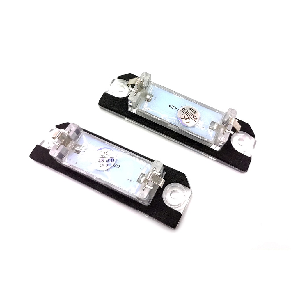 2pcs Lampu Plat Nomor Plat LED Putih Kecerahan Tinggi Untuk VW Golf4 Golf5 Lupo Polo Passat