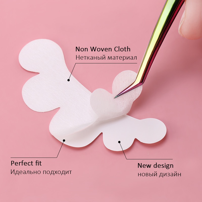 50/100pasang Stiker Patch Bulu Mata Di Bawah Mata Penutup Bulu Mata Ekstensi Perlengkapan Patch Untuk Bangunan Stiker Kelopak Mata Alat Makeup