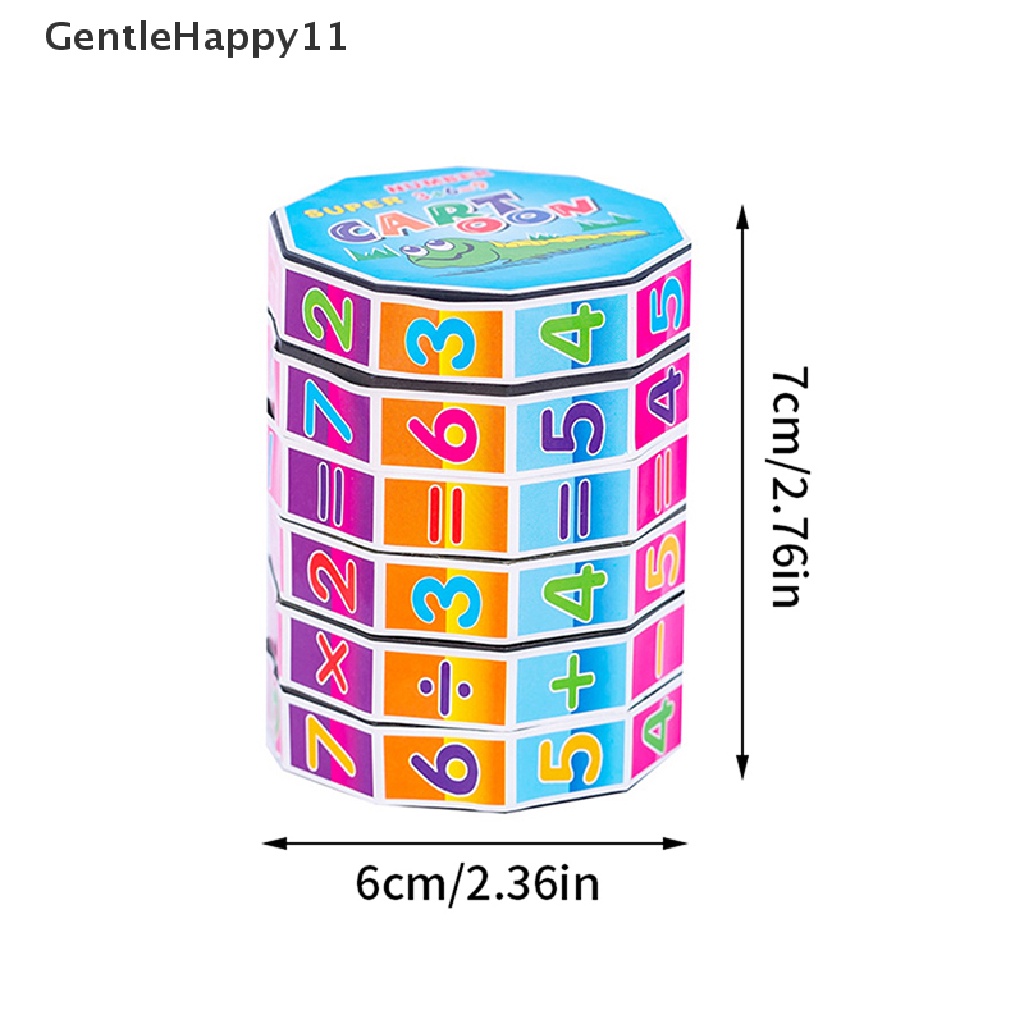 Gentlehappy 1Pc Digital Magic Cube Math Rubiks Mainan Menambah Mengurangi Perkalian Membagi Aritmatika Alat Peraga Kubus Anak Edukasi Mainan Edukasi Dini id