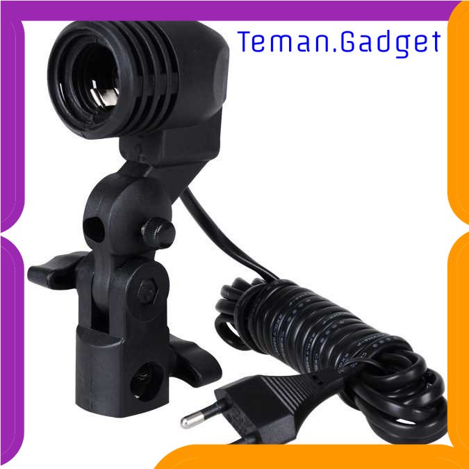 TG - KMR YAM Lamp Holder Lampu Foto Soket E27 dengan Dudukan Payung 1 PCS - HQ-DZ1