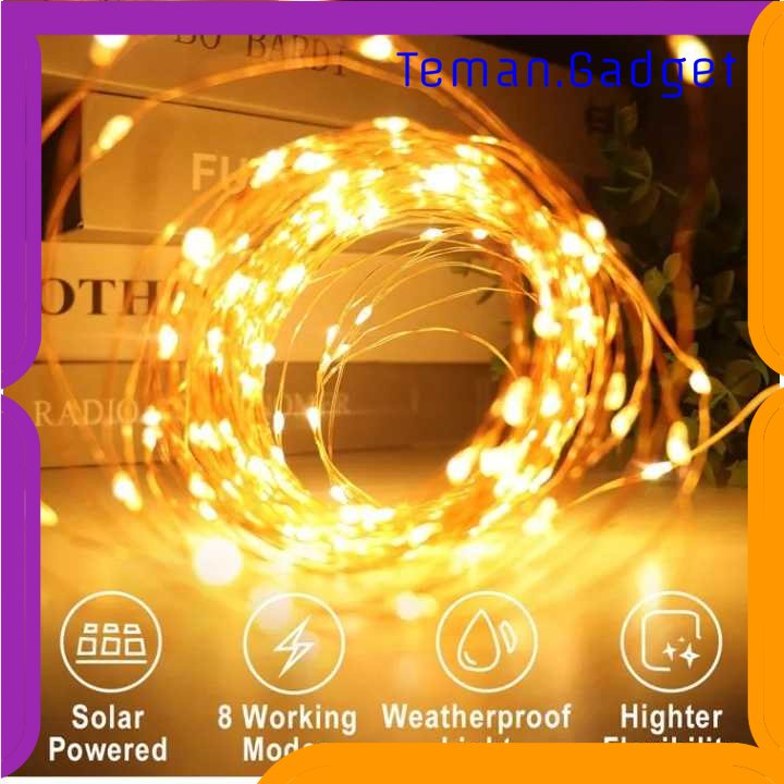 TG - LMP OKAL Lampu Hias Tumblr String Lights Solar Power 300 LED 32 Meter - OKLED12