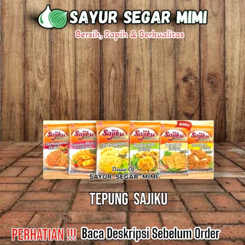 

Tepung Sajiku All Varian - SAYUR SEGAR MIMI PALEMBANG