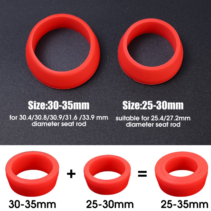1pc Kreatif Kualitas Tinggi Silikon Batang Kursi Sepeda Karet Cincin Penutup Debu/Perlindungan Elastis Warna-Warni Tahan Lama Perangkat Lengan Pelindung Engkol