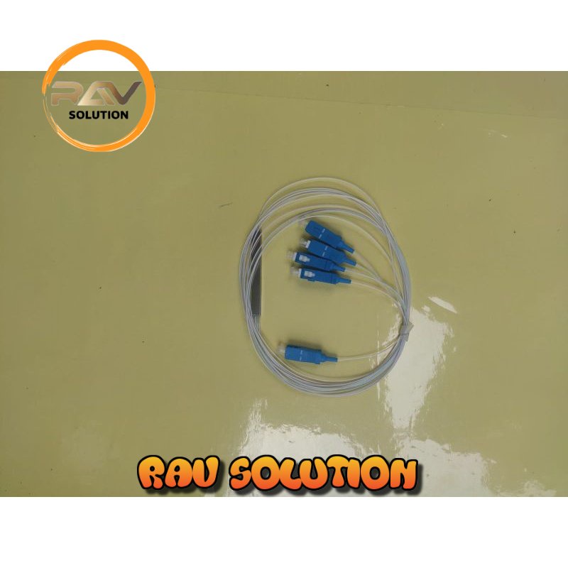 Pasif splitter 1-4 plc sc upc - RAV SOLUTION FIBER OPTIC