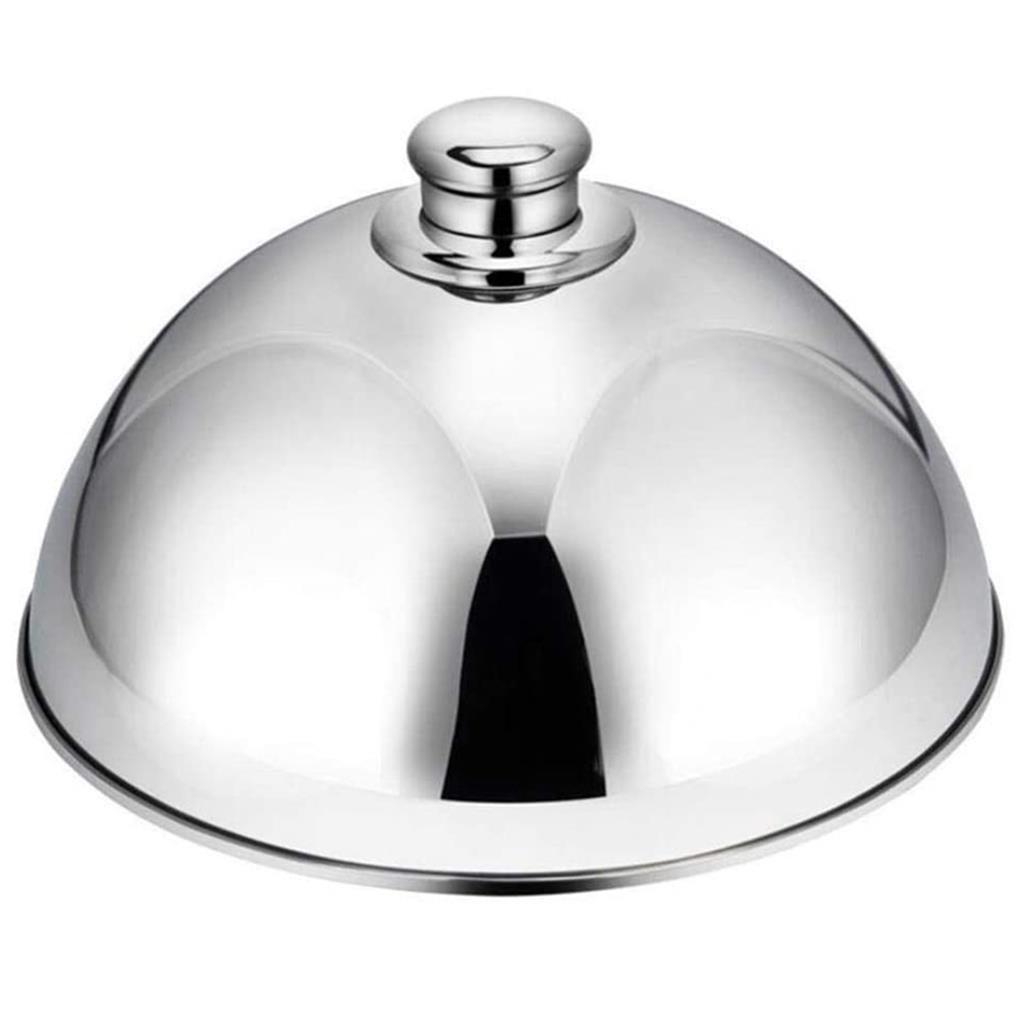 Cloche Food Cover Dome Serving Plate Dish Piring Makan Tahan Aus Tahan Air Tutup Arc Rumah Dapur Restoran Cafe