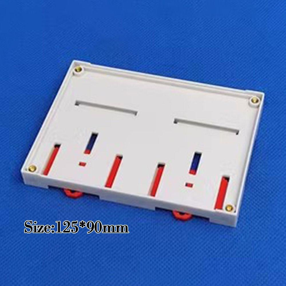 TOP Kotak Proyek Elektronik ABS Plastik PLC Controller Housing Low Base Instrumen Case Parts