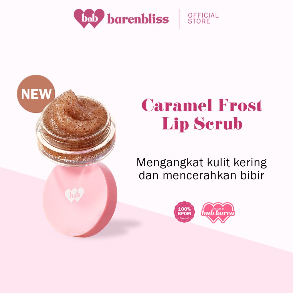 ★ BB ★ BNB barenbliss Caramel Frost Renewing Lip Scrub