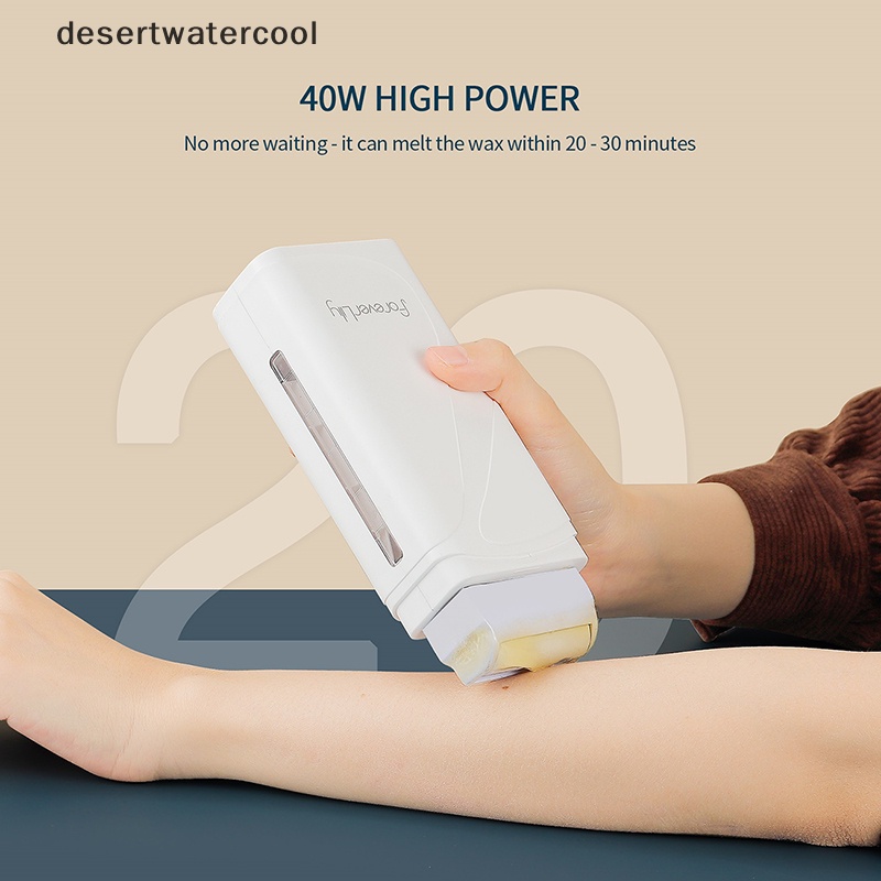 Deid Roll on Depilatory Hot Wax Warmer Heater Roller Mesin Penghilang Bulu Pakaian Elektrik Martijn
