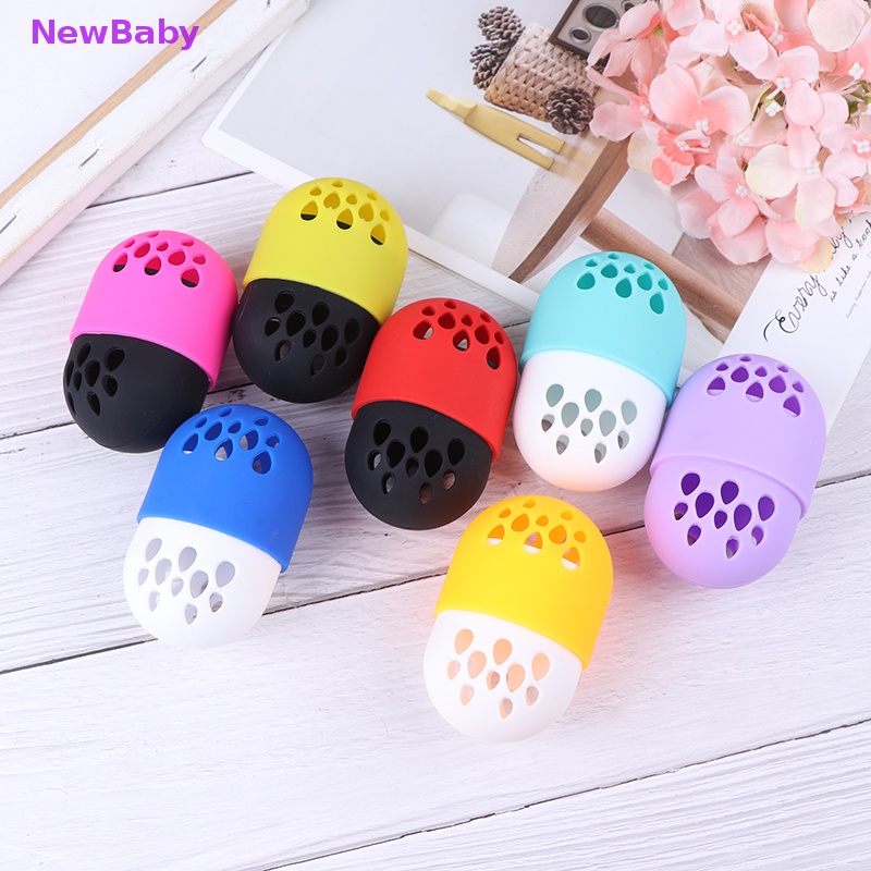 Newbaby Puff Drying Holder Beauty Pad Makeup Spons Rak Display Wadah Spons Puff Holder ID