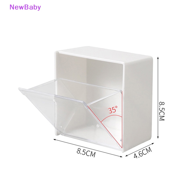 Newbaby Rak Dinding Plastik Kamar Mandi Dapur Bathroom Shower Shelve Organiser No punching ID