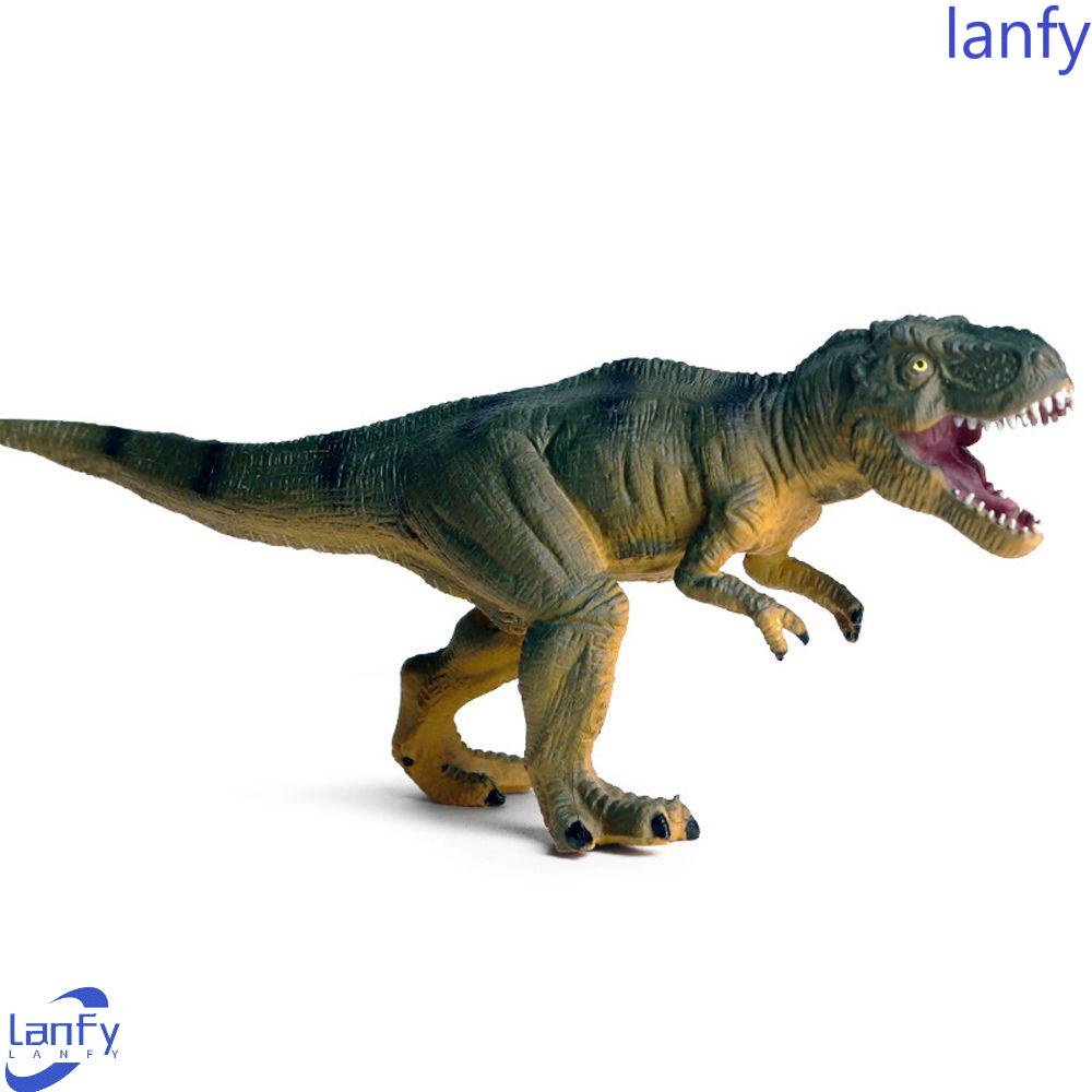 Lanfy Simulasi Model Tiranosaurus Mainan Anak Hadiah Mainan Edukasi Simulasi Hewan Action Figure Model Dinosaurus Angka Dinosaurus Mainan