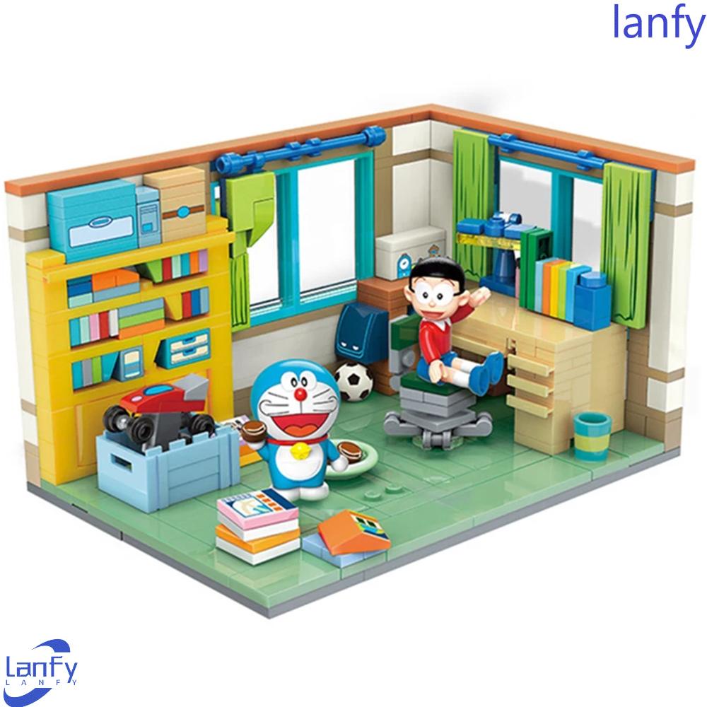 Lanfy Model Kit Bangunan Mainan Anak Edukasi Kids Gift Highly Restored Time