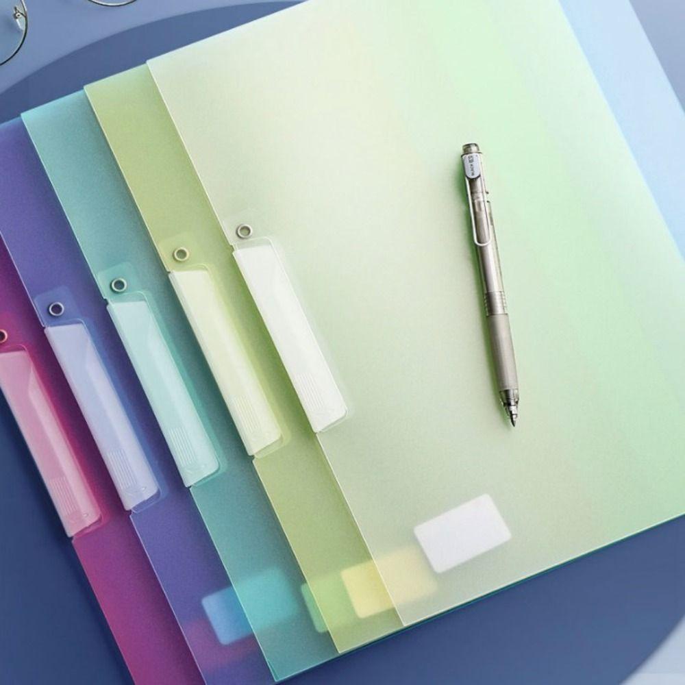 [Elegan] A4 Clipboard File Folder Kantor Sekolah Tempat Kwitansi Dokumen Klip Siswa Stationary Kertas Memo Clip