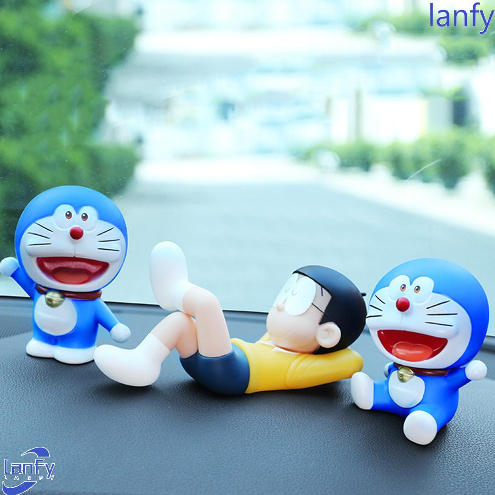 Lanfy Doraemon Figure Collectible Dolls Model Collection Mainan Action Figure