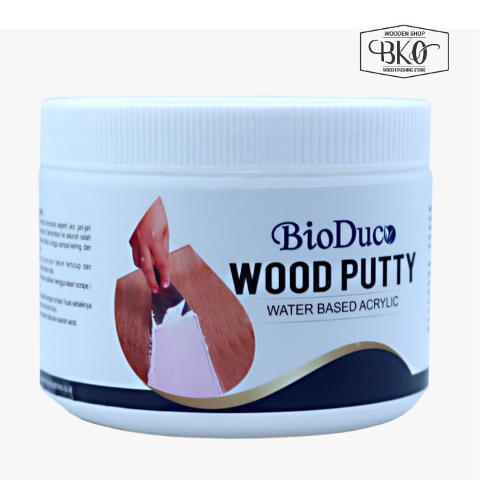 dempul kayu duco / wood putty white / dempul putih cup 600 gr