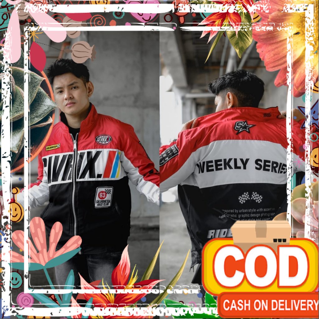 Jaket Pria - Nascar Jacket Vintage Racing Original Salvio Hexia - Jaket Racing - Jaket Sunmori - Jak