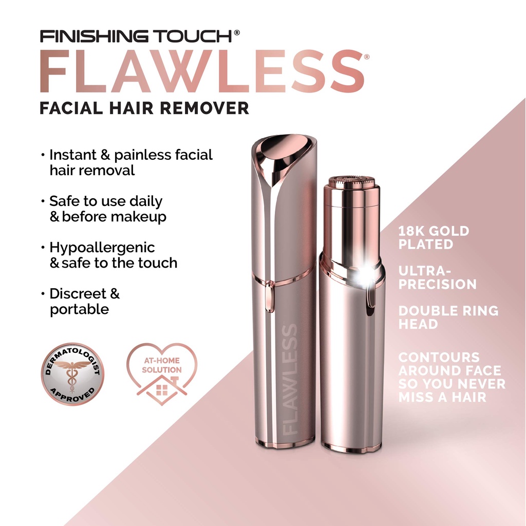 (READY STOCK) Hair Trimmer Alat Pencukur Bulu Tanpa Rasa Sakit Alat Cukuran Flawless Alis Elektrik