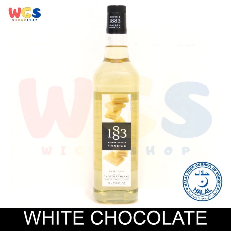 

1883 Maison Routin France Syrup White Chocolate Flavor 1 ltr - 33.8 fl oz