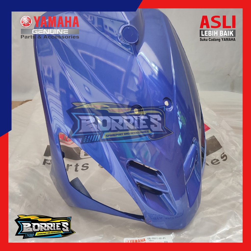 PANEL TAMENG DEPAN MIO LAMA SPORTY BIRU TUA ORIGINAL ORI YAMAHA 5TL-F8311-01-P1