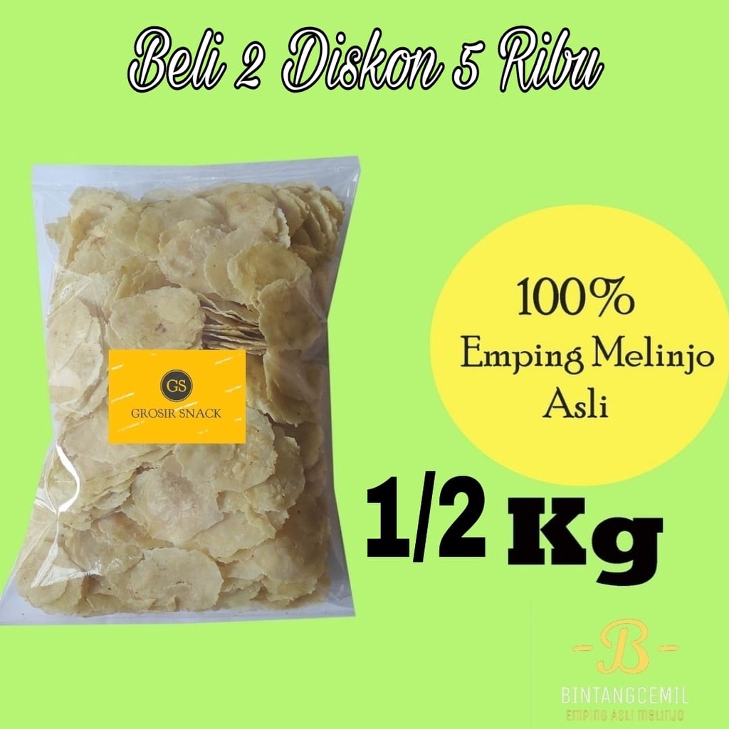 

Emping melinjo mentah 500gram mlinjo mentah super tipis 1/2 kg khas Limpung 500 gram emping belinjo murah