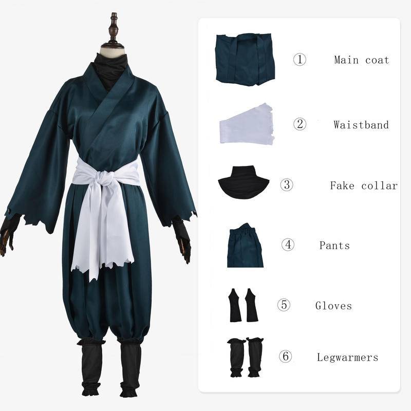 【Wetrose】Ready Stock Hell's Paradise: Jigokuraku Gabimaru Yamada Asaemon Sagiri Kimono Cosplay Costume Set