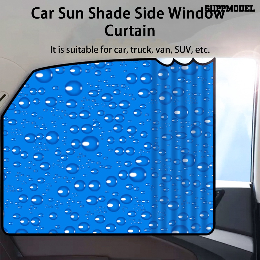 [SM Otomatis] Kerai Mobil Tahan Aus ic Adsorpsi Anti-ultraviolet Penyimpanan Nyaman Ditarik Perlindungan Matahari Dapat Digunakan Kembali Peneduh Matahari Mobil Tirai Jendela Samping Aksesori Mobil
