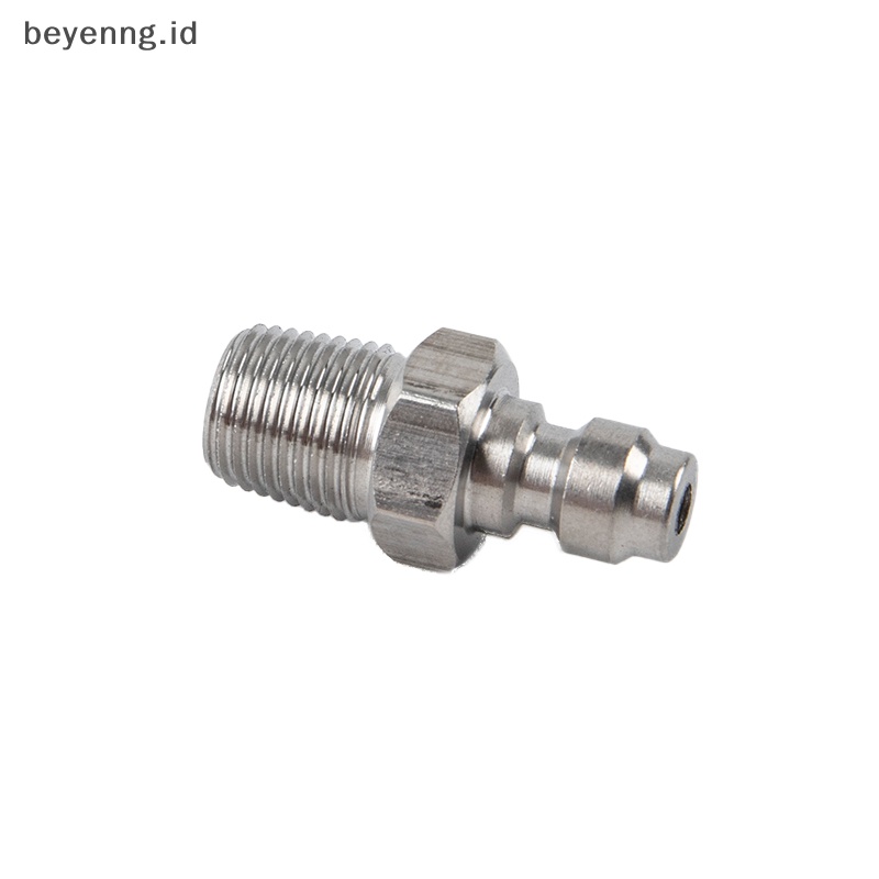 Beyen PCP Paintball Pneumatic Quick Coupler 8mm M10x1 Male Plug Adapter Fitg1/8NPT ID