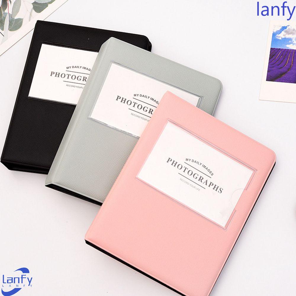 Lanfy Album Foto Mini 64saku Gaya Sederhana Tiket Film Photo Paper Buku Dekorasi Rumah Kpop Card Kartu Nama Photocard Holder