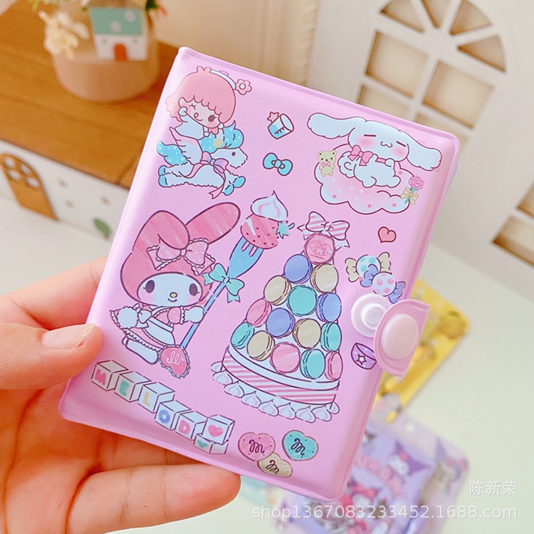 2 in 1 set buku pulpen mini / buku tulis mini dan pulpen sanrio lucu