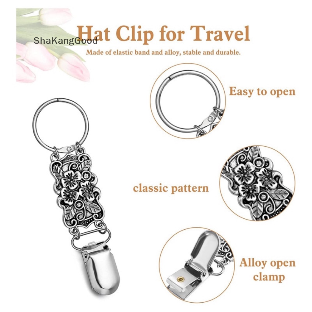 Tas Klip On Topi Selip Untuk Travel Hat Holder Outdoor Hat Keeper Clip Camping Hiking Mul SKK