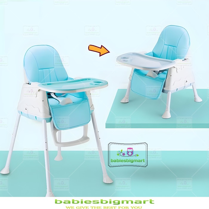 V BABY Kursi Makan G01 High Chair Bayi Baby Chair 6 IN 1 Booster Seat Ada Roda Multifungsi