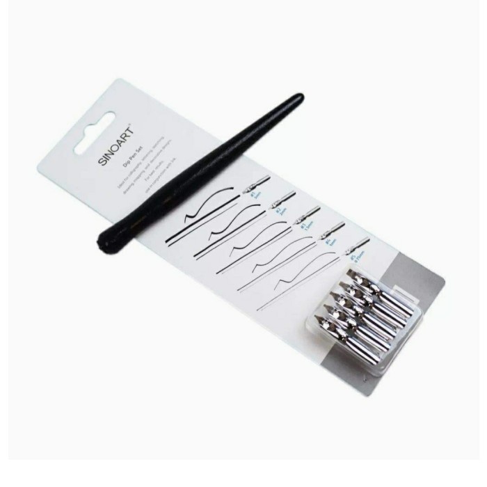 

Dip Pen Set / Calligraphy Kit With 5 Pens Sinoart