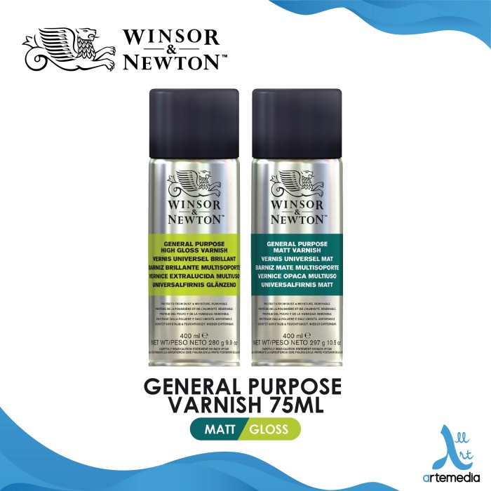 

Pernis Winsor & Newton 400ml General Purpose Varnish Spray - MATT