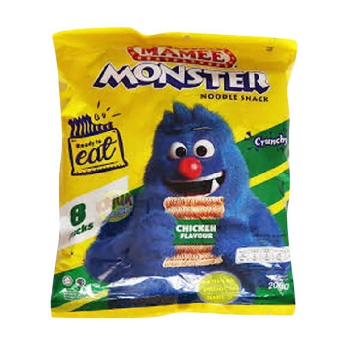 

MAMEE MONSTER SNACK CHICKEN 25GR X 8
