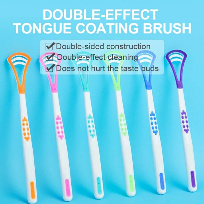 Sikat pembersih tongue cleaner lidah sikat lidah pembersih lidah