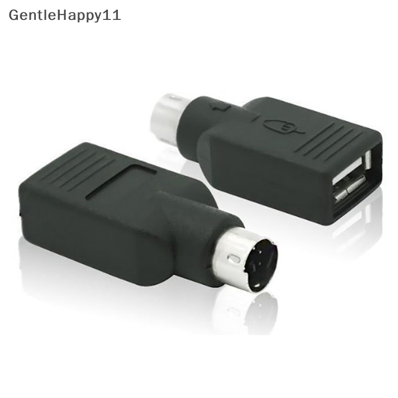 Gentlehappy Kabel Adaptor USB Ke PS2 Kepala Bulat Konverter Antarmuka Mouse Dan Keyboard id