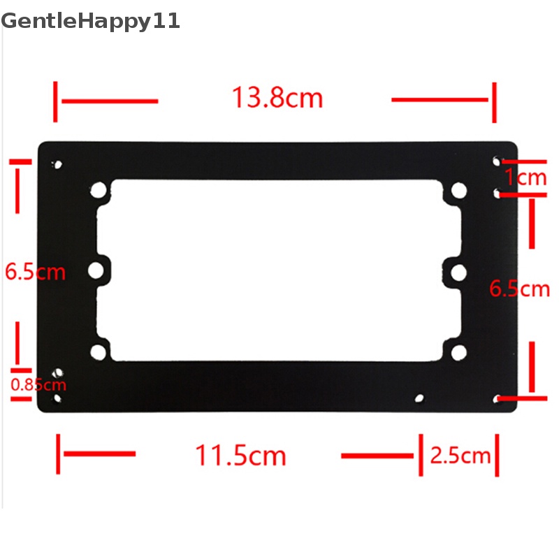 Gentlehappy Black Silver ATX Power Supply Besar Ke SFX Small Chassis Converter Baffle id