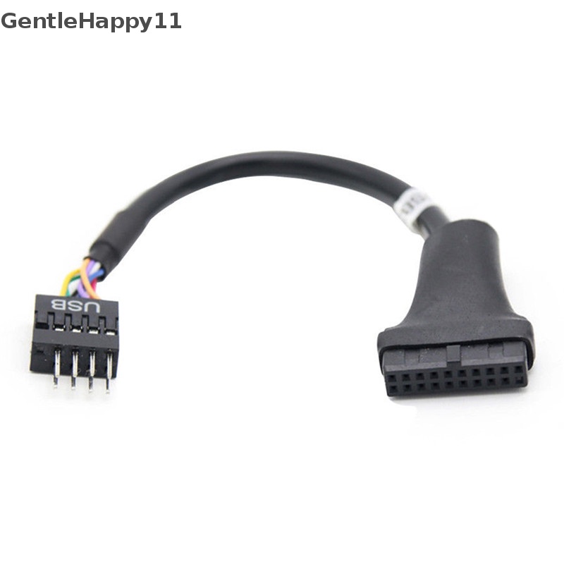 Gentlehappy USB 3.0 20-Pin Male To USB 2.0 9-Pin Motherboard Header Female Kabel Adaptor id